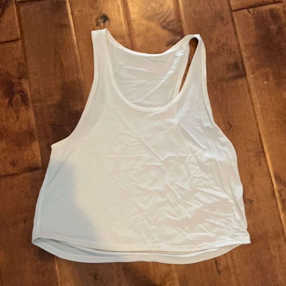 White tank top